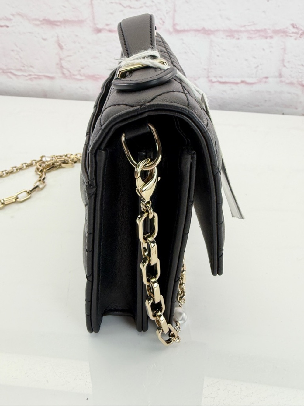 Dior My Dior Mini Black Quilted Cannage Lambskin Shoulder Bag - Picture 7 of 16